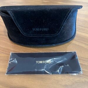 Tom Ford Velvet Black Glasses Case